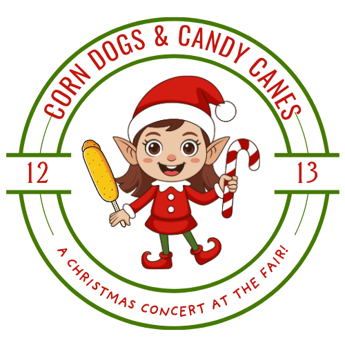 Corn Dogs and Candy Canes - logo